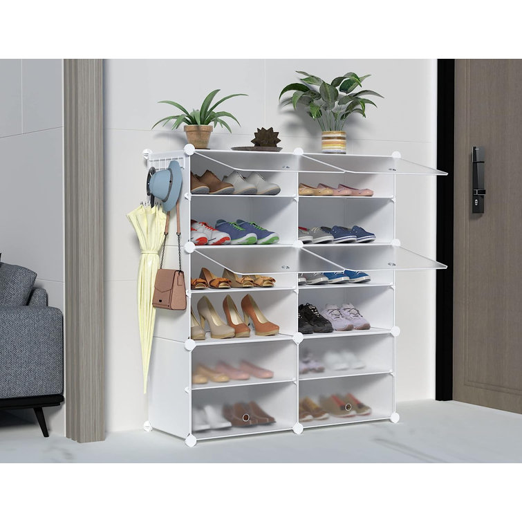 24 Pair Stackable Shoe Storage Box